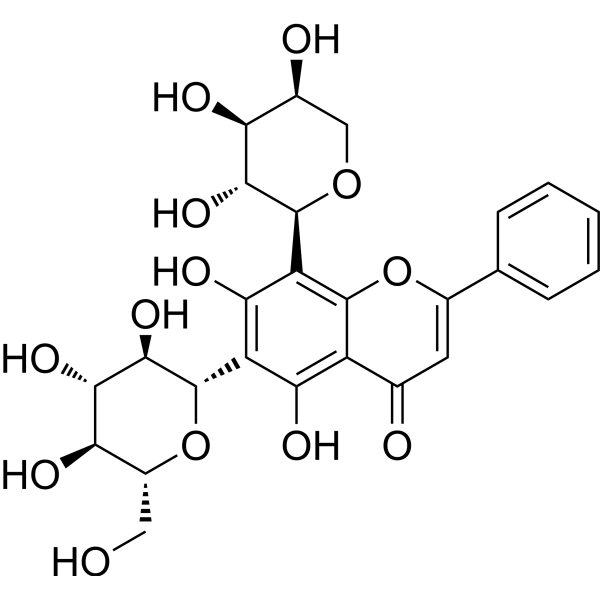 Chrysin 6-C-glucoside 8-C-arabinoside 185145-34-0